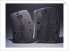 Two Lumi shields in rectangular form by Anonymous