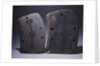 Two Lumi shields in rectangular form by Anonymous