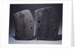 Two Lumi shields in rectangular form by Anonymous