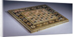 A mosaic work (khatamkar) backgammon and draughts set by Anonymous