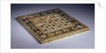 A mosaic work (khatamkar) backgammon and draughts set by Anonymous