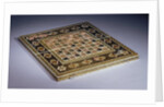 A mosaic work (khatamkar) backgammon and draughts set by Anonymous