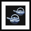 Two blue and white Arita ewers and covers by Anonymous