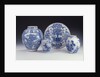 A selection of Frankfurt blue and white ceramics in a Chinese style, circa 1680-1690 by Anonymous