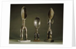 Three Dan spoons with elogated legs by Anonymous