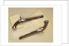 The Lafayette-Washington pair of steel-mounted 'saddle' pistols by Anonymous