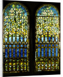 Tiffany Studios leaded and plated glass windows by Anonymous