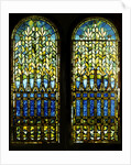 Tiffany Studios leaded and plated glass windows by Anonymous