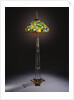 Tiffany Studios 'Gourd' leaded glass and bronze floor lamp by Anonymous