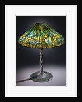 Tiffany Studios 'Daffodil' leaded glass and bronze table lamp by Anonymous