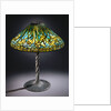 Tiffany Studios 'Daffodil' leaded glass and bronze table lamp by Anonymous