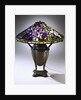 Tiffany Studios 'Wistaria' leaded Glass and bronze table lamp by Anonymous