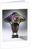 Tiffany Studios 'Wistaria' leaded Glass and bronze table lamp by Anonymous