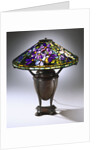 Tiffany Studios 'Wistaria' leaded Glass and bronze table lamp by Anonymous