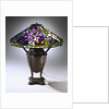 Tiffany Studios 'Wistaria' leaded Glass and bronze table lamp by Anonymous