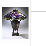Tiffany Studios 'Wistaria' leaded Glass and bronze table lamp by Anonymous