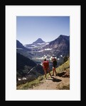 1970s 1980s Female Hikers On Granite Park Trail Glacier National Park Montana by Anonymous