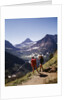 1970s 1980s Female Hikers On Granite Park Trail Glacier National Park Montana by Anonymous