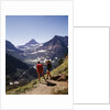 1970s 1980s Female Hikers On Granite Park Trail Glacier National Park Montana by Anonymous