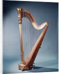 golden Free Standing Harp by Anonymous