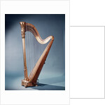 golden Free Standing Harp by Anonymous