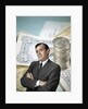1960s Businessman Facial Expression Background Money Checks Coins Finance Banking Business Retro by Anonymous