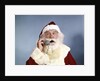 1960s Santa Claus Talking On Telephone Retro by Anonymous