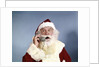 1960s Santa Claus Talking On Telephone Retro by Anonymous