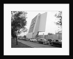 1950s Cars In Traffic Jam Leaving Entering Drive-in Theatre by Anonymous