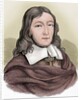 John Milton (1608-1674). British poet. Colored engraving by Anonymous