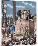 Spain. Aragon. Reign of Philip II. New tortures in Zaragoza during the occupation by Castilian troop by Anonymous