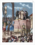 Spain. Aragon. Reign of Philip II. New tortures in Zaragoza during the occupation by Castilian troop by Anonymous