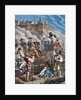 The Portuguese succession crisis of 1580. The fall of Lisbon leaded by the Duke of Alba. by Anonymous