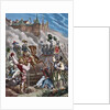 The Portuguese succession crisis of 1580. The fall of Lisbon leaded by the Duke of Alba. by Anonymous
