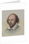 Portrait of young William Shakespeare by Anonymous