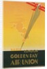 Paris London Golden Ray Air Union Poster by Anonymous