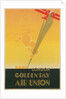 Paris London Golden Ray Air Union Poster by Anonymous