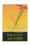 Paris London Golden Ray Air Union Poster by Anonymous