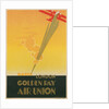 Paris London Golden Ray Air Union Poster by Anonymous