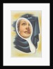 Woman's Face in Mirror by Anonymous