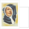 Woman's Face in Mirror by Anonymous