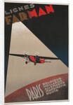 Farman Airways Poster, Vintage Plane by Corbis