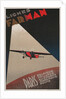 Farman Airways Poster, Vintage Plane by Corbis