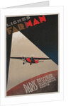 Farman Airways Poster, Vintage Plane by Corbis