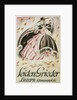 Seiden-Greider Poster with Fashionable Woman by Anonymous