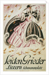 Seiden-Greider Poster with Fashionable Woman by Anonymous