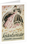 Seiden-Greider Poster with Fashionable Woman by Anonymous
