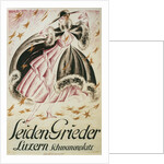 Seiden-Greider Poster with Fashionable Woman by Anonymous