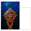 Gold Ethiopian cross by Anonymous