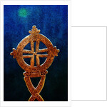 Gold Ethiopian cross by Anonymous